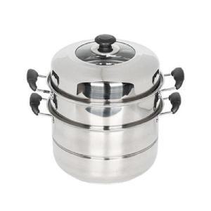 [퀸센스] 센싱 스텐 찜기 32cm 3단 인덕션 대게 만두 찜냄비 찜솥