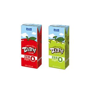 매일 피크닉 제로 200ml 사과24팩+청포도48팩/무료배송