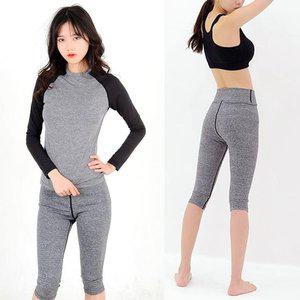 DHO3363 여성래쉬가드비치요가7부바지레깅스 a비치a수 (WFGVXS9)