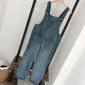 여자 멜빵바지 팬츠 점프수트 데님바지 청바지