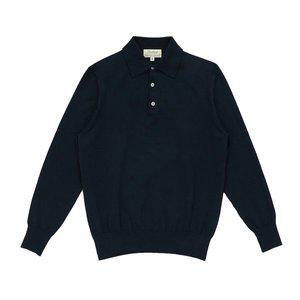 [벨리프]Essential Cotton Comfort Polo Knit (Navy)