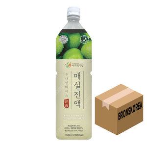 유나인 베이스 매실진액 1.5L X 8개 원액 희석음료