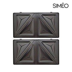 [시메오]시메오 간식메이커 샌드위치 플레이트 2P