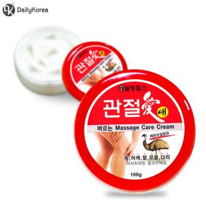웰빙헬스 관절애 바르는 마사지크림 100g 1개 에뮤오일함유 운동전후 D