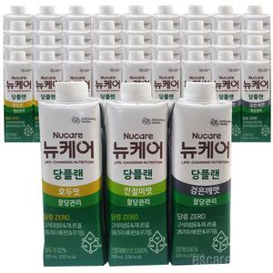 뉴케어 당플랜 3종 호두맛 인절미맛 검은깨맛 200ml 36팩 당뇨식 당뇨환자 식사대용 영양식