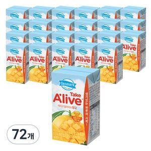 덴마크 테이크 과즙음료 얼라이브 망고 120ml × 72개