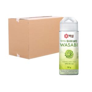 (박스) CJ 백설 찍어먹는 와사비 솔트 50g 35입