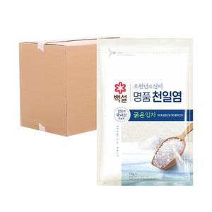 (박스) CJ 오천년의신비 명품전일염(굵은입자) 3kg 8입