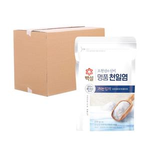 (박스) CJ 오천년의신비 명품천일염(가는입자) 250g 12입