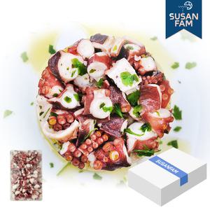 문어채 청크컷 10kg(1kgX10팩) (약4g)문어채 절단문어 슬라이스 인도네시아 박스