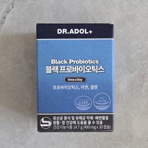 닥터아돌 블랙 프로바이오틱스 iff 징크 유산균 490mg x 30캡술