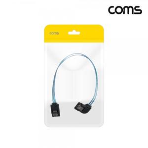 라이트컴 IH866 Coms SATA3하드HDD꺾임좌향케이블6Gbps클립25cm