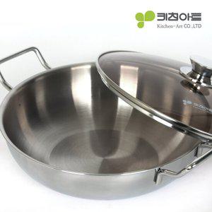 키친아트 국내산 스텐 304 궁중 전골 냄비 시리즈 28cm