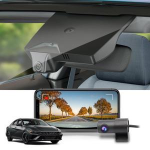 Fitcamx 2160P+후면 1080P 대시 캠 현대 엘란트라 2021-2025 SE SEL 리미티드 N 라인 블루 매뉴얼AA000 OEM