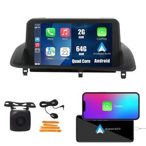 Wostoke Car CarPlay 안드로이드 자동 내비게이션 스테레오 GPS 라디오 리버스 카메라 디스플레이 9인치 IP