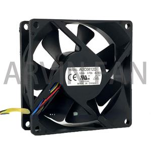 TJ5T2-A00 서버 인버터 케이스 송풍기 쿨러 냉각 팬 AUC0812D 8cm 80mm 12V 0.7A 4 핀 Pwm P/N