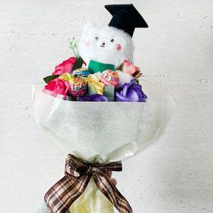 미니 인형 사탕 꽃다발 졸업식 축하 비누 곰인형 조화