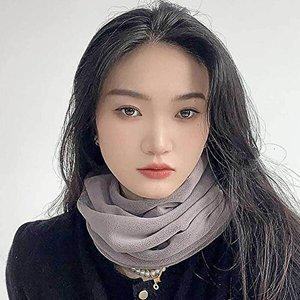 [셀러허브 패션][JHQS89HN_4B]넥워머 플리스 애쉬그레이 기모 겨울