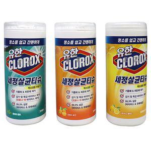 IS-SA 유한크로락스 세정살균티슈 생활용품 생활잡화 청소용품 세정티슈 물티슈 클린티슈 청결티슈