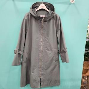 데스틸 HC07 소매허리밸트다이엔하프코트 면혼방밸트오버핏하프트랜치코트 D2513CT03