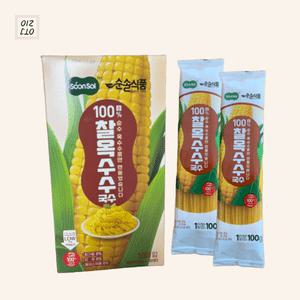 순솔 찰옥수수국수 글루텐프리 저칼로리면 찰옥수수면 100g 12개