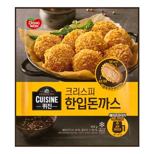 동원 퀴진 크리스피 한입돈까스 450g 1개