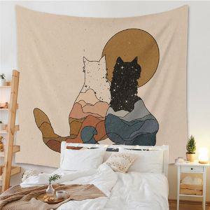 (색상:산토리니-일몰 | 크기:M)인테리어 패브릭 가림막 S M인테리어 창문 가천 가리개 패브릭천 대형포스터