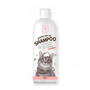 브리더랩 실크 고양이 샴푸 300ml 린스 비누 미용 목욕