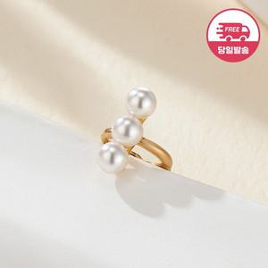 당일발송 14K 글램 진주 스틱 원터치 링 피어싱 JAE40799