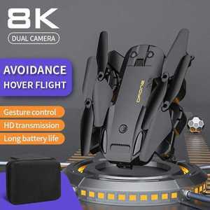 무선 헬기 듀얼 카메라 FPV RC 드론 Q6 5G 와이파이 4k 1080P 접이식 쿼드콥터 거리 500M 선물 장난감