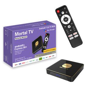 Mortal T3 Wi -Fi6 스트리밍 미디어 플레이어 스마트 TV 박스 Rockchip3528 Android13 4K HDR10 4GB64GB 대형 메모리 블루투스 TV