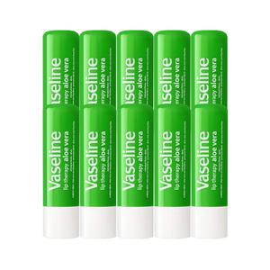 바세린 립밤 립 테라피 알로에베라 스틱케어4.8g 10개 립틴트