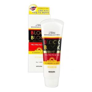 오뜨리 블록 앤 블록 50 화이트닝 선 크림 80g -TJ 화장품 썬크림 선크림 자외선차단제 기초케어
