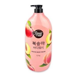 샤워메이트 내추럴 복숭아 바디워시 1.2kg -TJ 바디워시 샤워메이트 목욕 샤워 바디클렌저 샤워용품