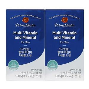 프라임헬스 멀티비타민과미네랄포맨 1,450mg x 90 x 2 코스트코 잡화마켓