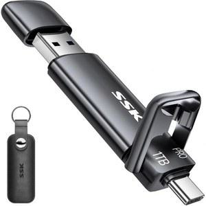 SSK 1TB USB 15 안드 2X2 외장하드 550MB/s 스마트폰