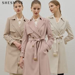 SHESMISS)] 고품격 페미닌 베이직 트렌치 코트  택가격  378000원)
