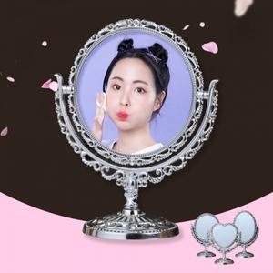 공주 화장대 메이크업 스탠드 키밍 탁상 엔틱 거울