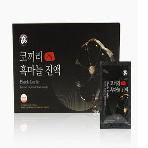 코끼리 흑마늘진액 국내산 흑마늘 즙 엑기스 농축액 선물세트 60ml X 30포