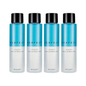 미샤 퍼펙트 순싹 립앤아이리무버 클렌징 155ml X4