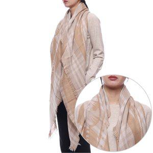 [버버리] 25SS 여성 EKD 울 블렌드 머플러 (8104832 CLAY W 25S)