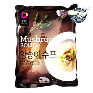 크리미 양송이 수프 풍부한 맛 쇠고기 육수 (WFH8IOG)