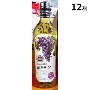 [셀러허브 패션][JHP366R7_52EP]포도씨유(백설 오일 900ml)X12
