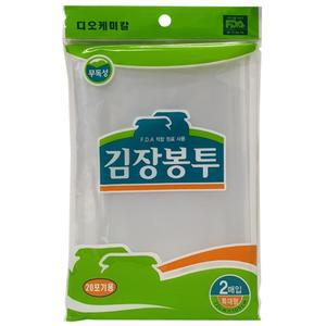특대형 김장봉투 투명비닐 20매 72x105cm 음식보관포장 큰 식자재용