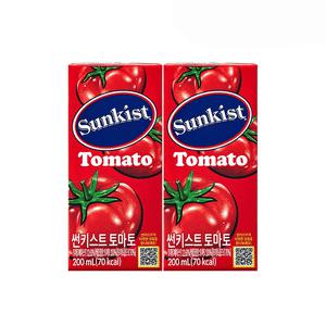 광동 썬키스트 토마토주스 토마토 200ml x 24개입