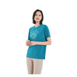 크로커다일레이디 여름 플라워포인트 프린팅 티셔츠 CLDMTS913 638881