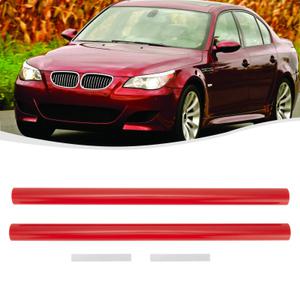 자동차 그릴망 튜닝 2pcs 전면 그릴 스트립 바 V 브레이스 BMW 호환 E60 E65 E66 커버 스포츠 스타일링 장