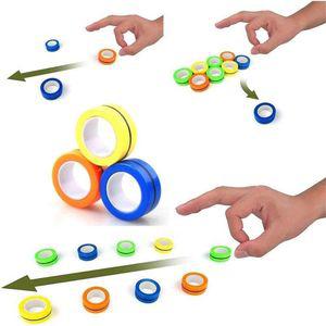 fidgetspinner 레인보우 마그네틱 링 스피너