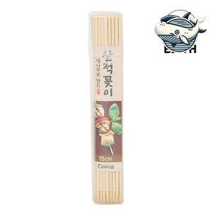 대나무 스틱 꼬치 캠핑용 바비큐 꼬치 15cm (WFHCHY8)