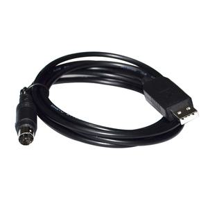 Panasonic 터치 스크린 PLC FP0 FP2 프로그래밍 케이블에 적합한 USB-MINI DIN MD5 원형 헤드 5핀